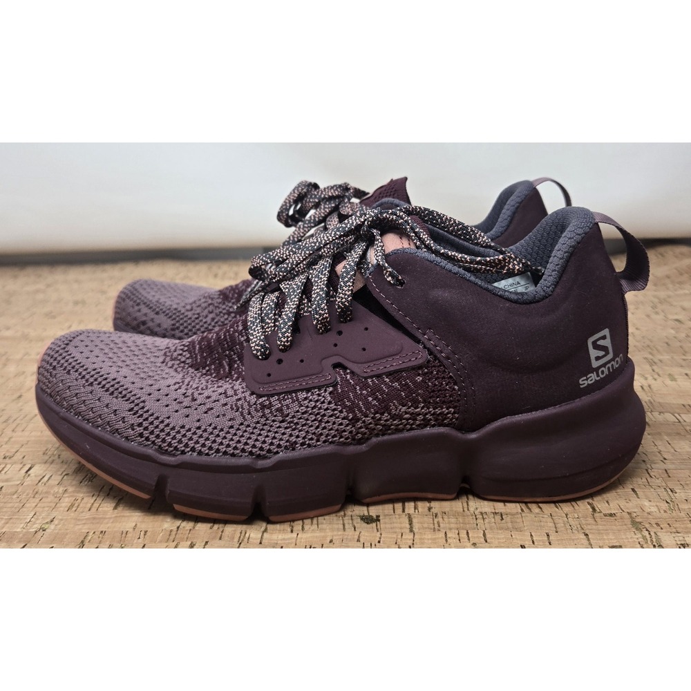 SALOMON‎ PREDICT SOC Womens 6 Purple Road Active Running Shoes Sneaker - Picture 3 of 9